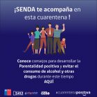SENDA lanza decálogo de tips y consejos de parentalidad positiva para evitar el consumo de alcohol y otras drogas en cuarentena