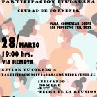 Éste lunes 28 se realizará reunión participación ciudadana.