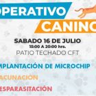 Operativo canino éste sábado 16 de Julio.