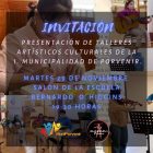 "Talleres Artísticos Culturales"