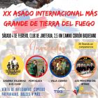 Cronograma actividades vigésima versión del Asado Internacional más Grande de Tierra del Fuego. 