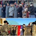 Alcalde y concejales de Porvenir participaron en la ceremonia juramento a la bandera.