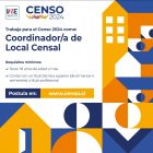 Postulación a Cargo Coordinador/a de Local, Censo de Población y Vivienda 2024