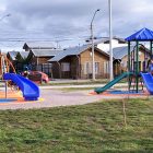 Inauguración del mejoramiento de áreas verdes y parque, en población Lomas de Baquedano Dos: Un Compromiso con la Comunidad en Porvenir